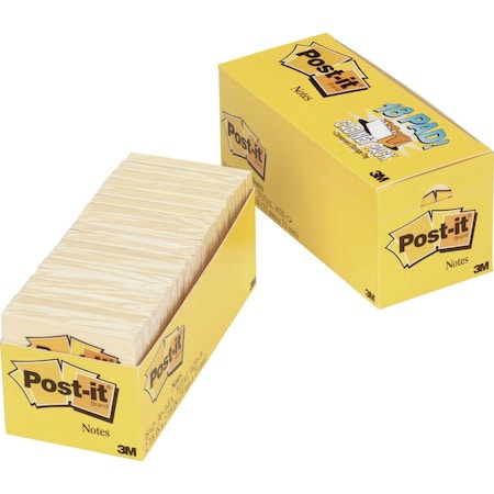 Post-It Notes, Post-It, 3X3, 18Pk, Ca MMM65418CP